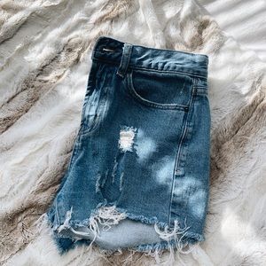 BDG denim shorts